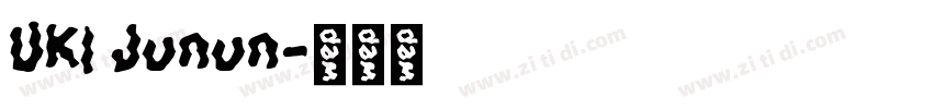 UKI Junun字体转换
